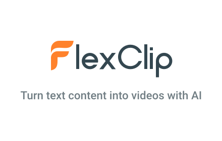 FlexClip AI URL to Video small promo image