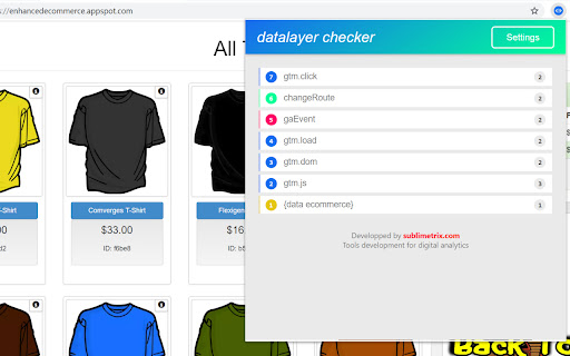 Datalayer Checker