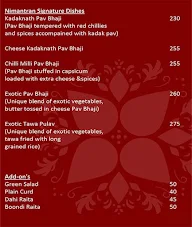 Nimantran menu 2