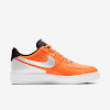 air force 1 ‘07 lv8 total orange / black / metallic silver