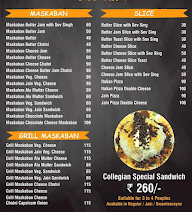 Collegian Sandwich & Snacks menu 5