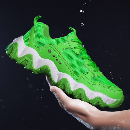 Title 6, Korean style mesh casual breathable sneakers pe...