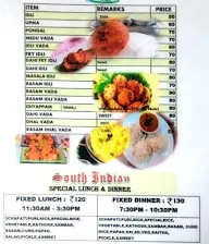 South Indian Restaurant menu 3