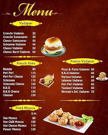Crunchy Vadapav By Nirmala's Kitchen menu 