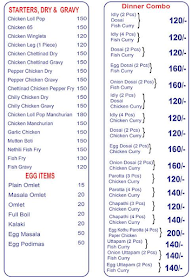 Dosa 2 Biryani menu 4