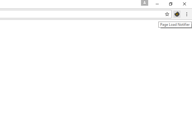 Page Load Notifier chrome extension