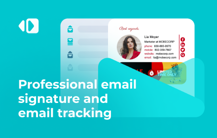 Email Signature & Email Tracker. MySignature small promo image