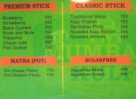 Natural Mumbai Kulfi menu 2