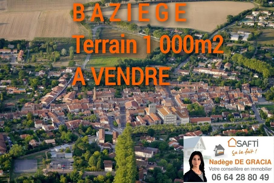 Vente terrain  1000 m² à Baziège (31450), 139 000 €