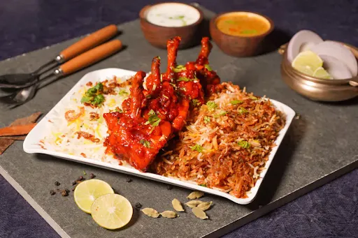 Chicken Lollipop Biryani