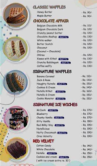 Waffle Cafe menu 1