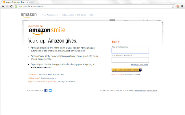 Smile (extension for Amazon.com)