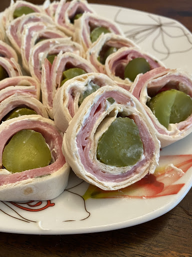 Pinwheels for lunch. 