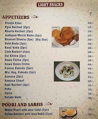 Surabhi Spices menu 1