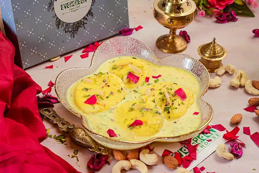 Kesar Rasmalai 2pcs