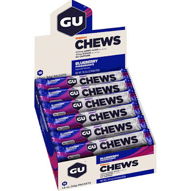 GU Energy Chews: Blueberry Pomegranate, Box of 18