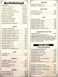 Restaurant Manna menu 1