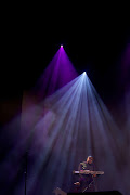 A keyboardist performs during Dr Madala Kunene's honorary concert at Playhouse in Durban.