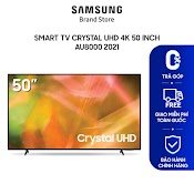 [ Smart Tv Samsung Crystal Uhd 4K 50 Inch Ua50Au8000Kxxv )