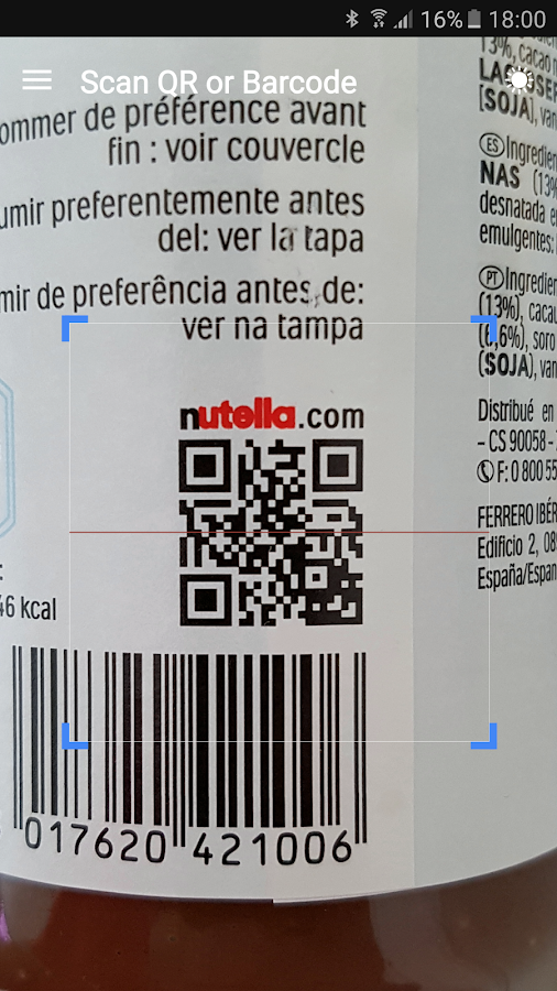    QR & Barcode Scanner PRO- screenshot  