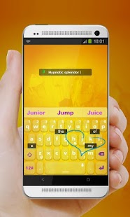 Yellow splendor TouchPal Screenshots 8