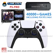 Máy Chơi Game 2023 New P5 Pro 40000 Trò Chơi Không Dây S905 Cho Psp Ps1 Super Nintendo Mame Gba N64 Và Phụ Kiện