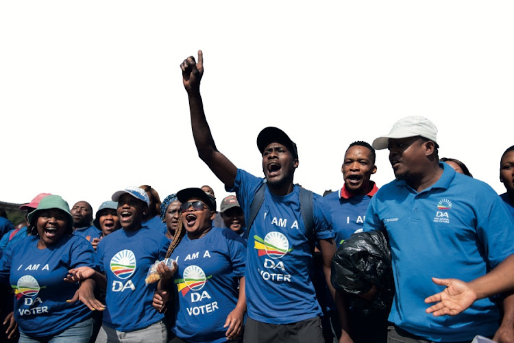 DA supporters. File picture: GALLO IMAGES/ALET PRETORIUS.