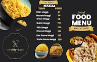 Kwality Door menu 1