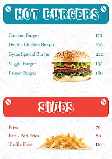 Gyros Kebab And Grill menu 