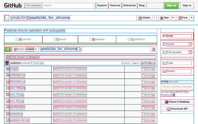 Pesticide for Chrome with autoupdate