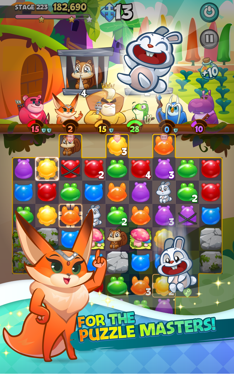 Puzzle x Heroes Screen 1