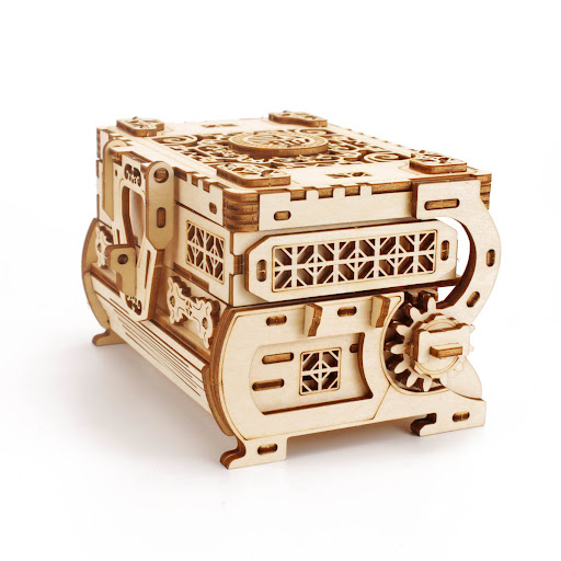 Title 4, Jewelry Box 3D Puzzle Model Gift Wooden Toy — B...