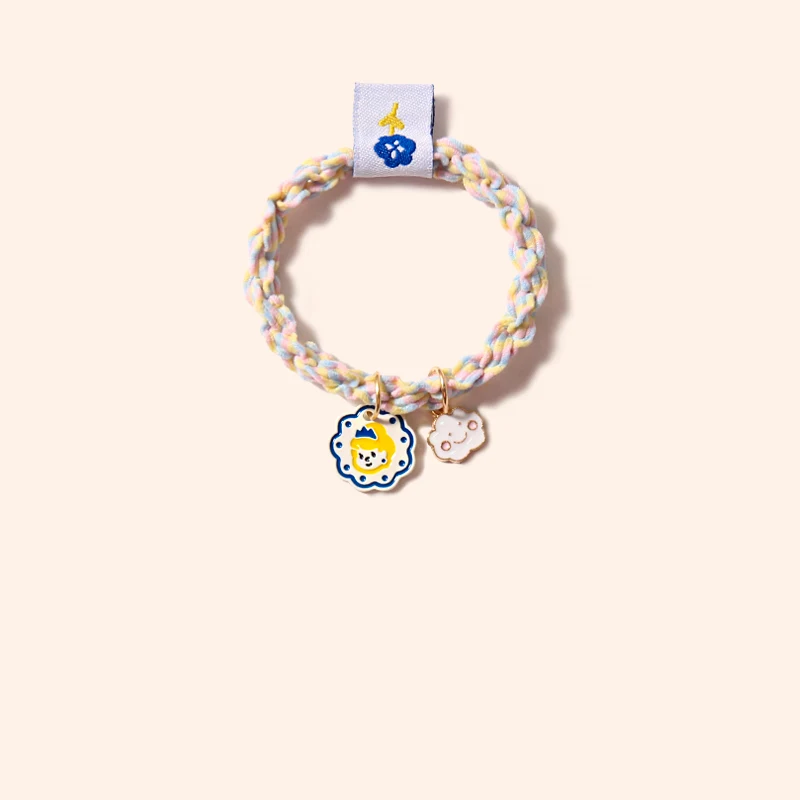 Bandeau pour cheveux avec étiquette fille rousse mignonne. Un accessoire cheveux adorable pour petites filles, pratique et plein de charme.