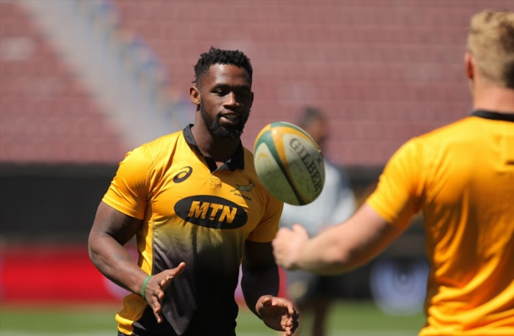 Siya Kolisi during the South African national rugby team captains run at DHL Newlands on October 06, 2017 in Cape Town, South Africa.