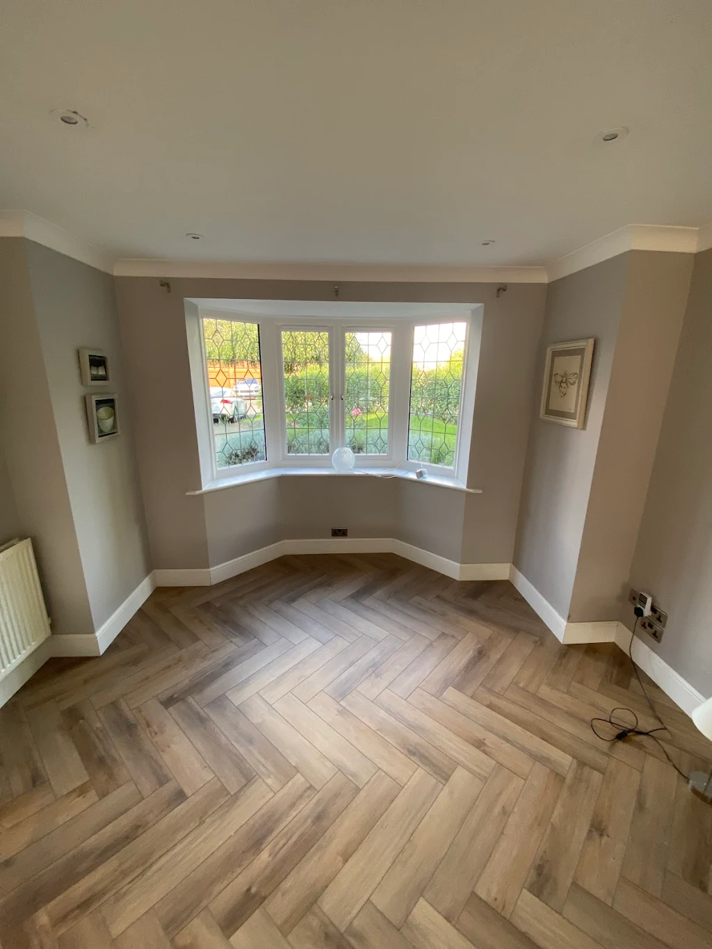 Album cover: Herringbone flooring