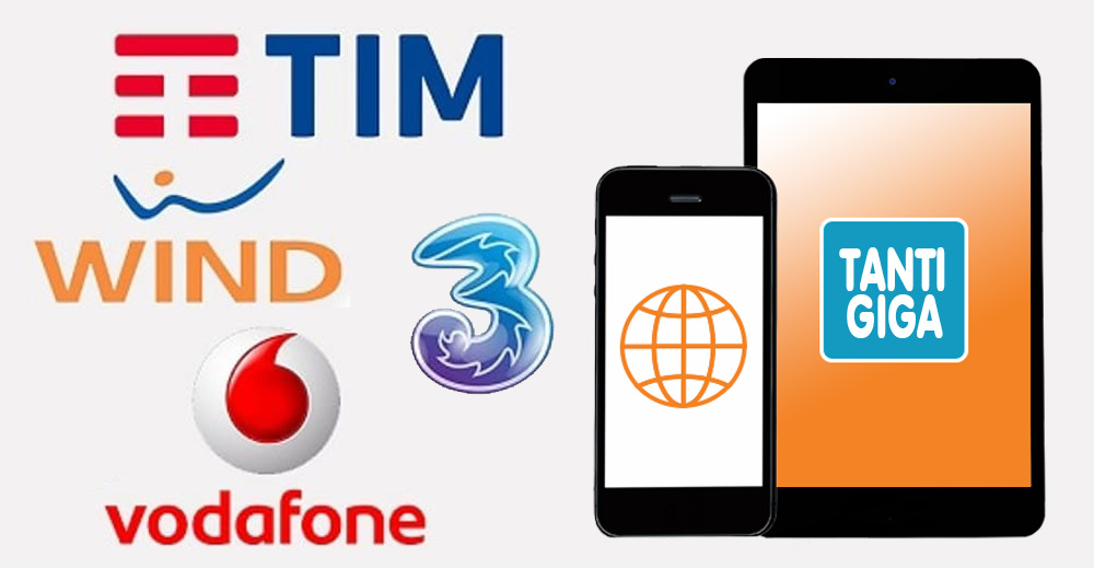 Offerte con Tanti GIGA | Tim Vodafone Wind Tre |