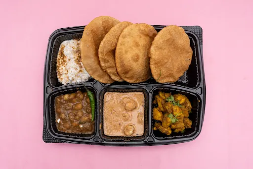 Poori Kachori ThalI