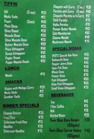 Iyer's Kitchen menu 1