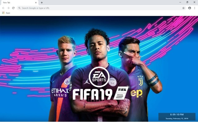 Fifa 2019 New Tab & Wallpapers Collection