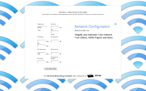 Wireless Calculation Tool