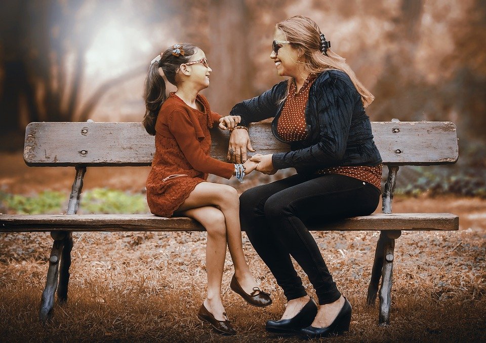 Mother And Daughter, Adult, Women, Two, Lifestyle