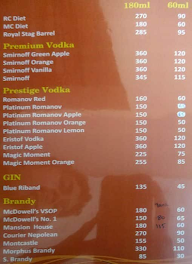 Maruthi Pg menu 2