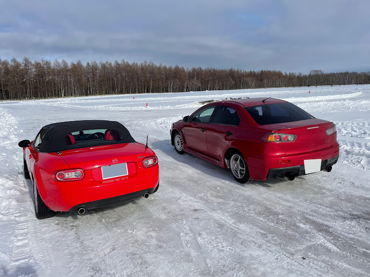 ロードスターの雪道アタック・フルピンタイヤ・スノーアタック・フルチューンカーに関するカスタム事例の投稿画像3枚目