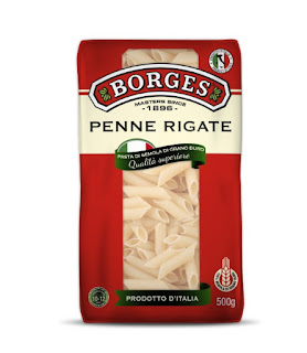 Макароны Pasta Penne Rigate перья 500гр Borges за 113 руб.