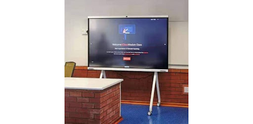 Classroom in Anton Lembede MST Academy with IdeaHub.