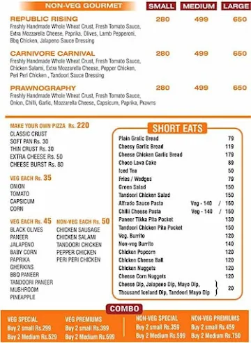 Pizza Republic menu 