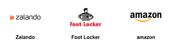 zalando, Foot Locker, amazon