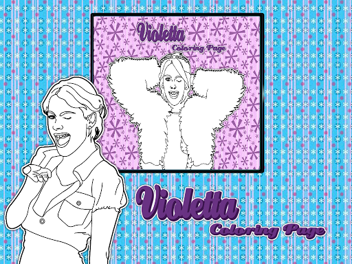 Cute Violeta Coloring