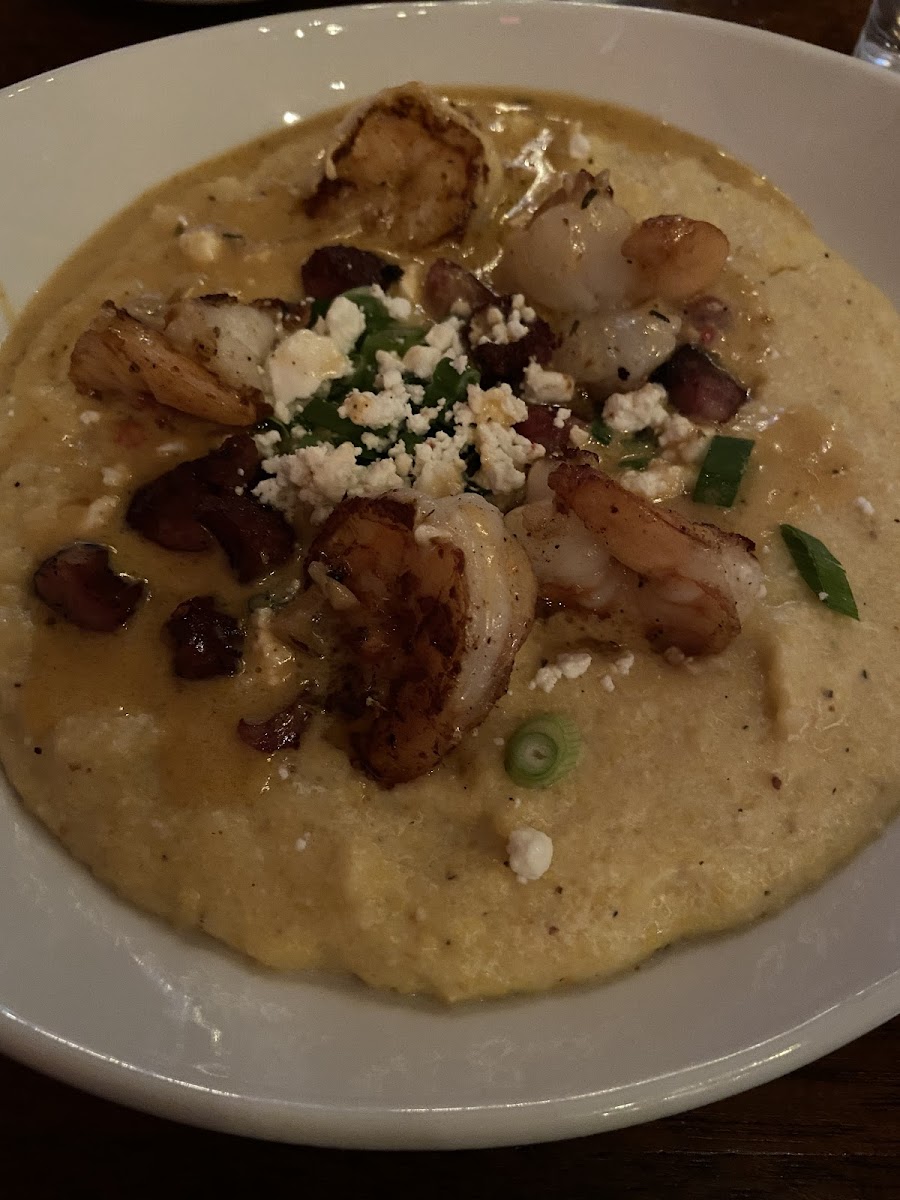 Shrimp and Grits at Five Mobile