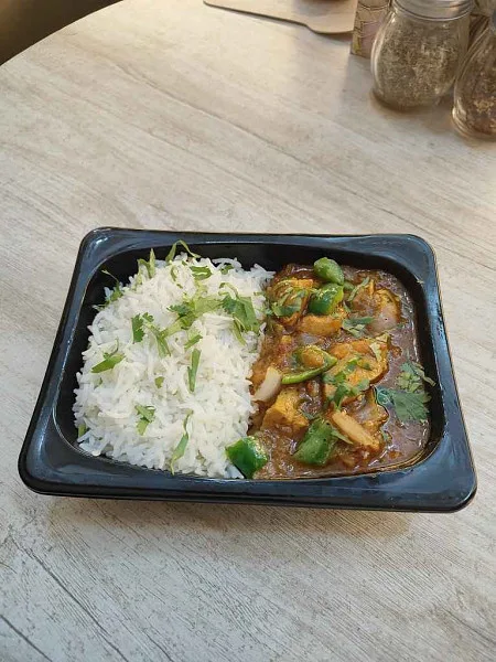 Chilly Paneer Rice Bowl